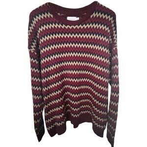 Topman Chevron Knit Sweater Mens Large
